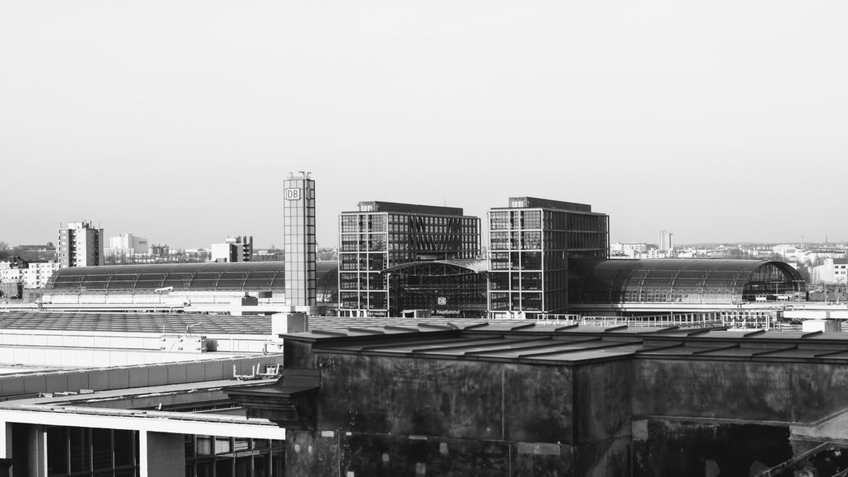 Berlin train station.