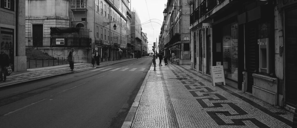 Street scene in Lisbon.
